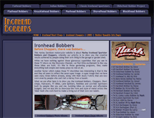 Tablet Screenshot of ironhead-bobbers.com